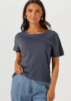 donkergrijze modström t-shirt holtmd t-shirt