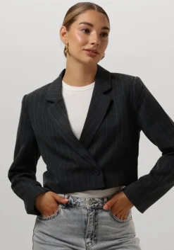 MOVES donkergrijze blazer ryda>DAMES Blazers