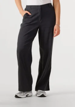 MSCH COPENHAGEN donkergrijze pantalon mschpennie ginia hw pants>DAMES Broeken