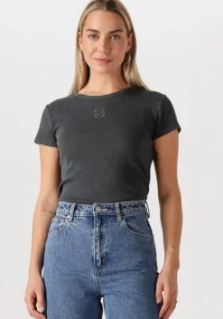 MY ESSENTIAL WARDROBE donkergrijze t-shirt mandymw tee>DAMES Tops & T-Shirts