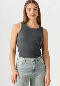 MY ESSENTIAL WARDROBE donkergrijze top mandymw top>DAMES Tops & T-Shirts