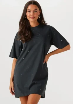 REFINED DEPARTMENT donkergrijze mini jurk bella>DAMES Jurken