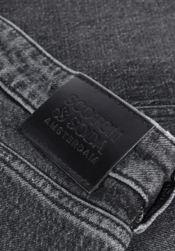 donkergrijze scotch & soda slim fit jeans high five slim fit jeans - passing time