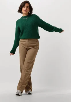 donkergroene by-bar trui sonny bulky pullover