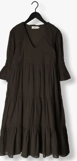 donkergroene ruby tuesday midi jurk imala dress
