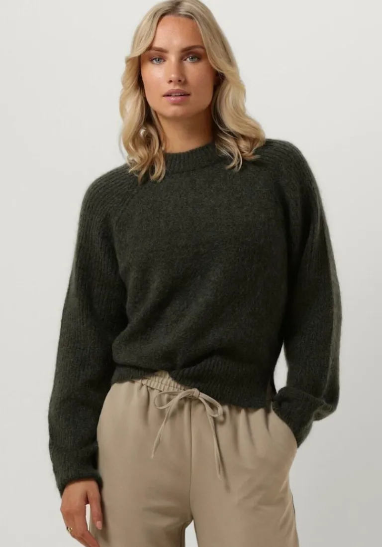 SECOND FEMALE e trui brookline knit new o-neck>DAMES Truien & Vesten