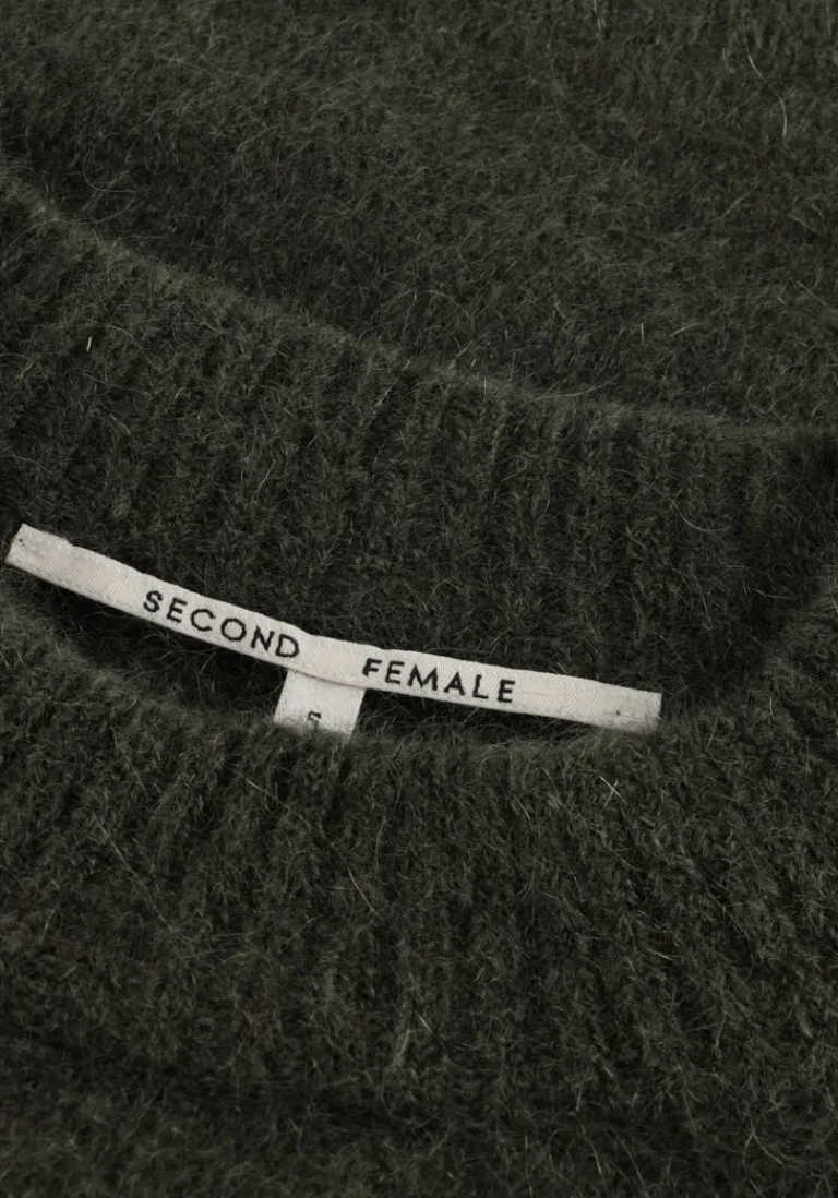 SECOND FEMALE e trui brookline knit new o-neck>DAMES Truien & Vesten