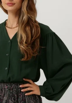 donkergroene semicouture blouses s2wu01