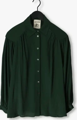 donkergroene semicouture blouses s2wu01