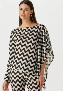 ANA ALCAZAR t-shirt top crepe>DAMES Co-Ord Sets|Tops & T-Shirts