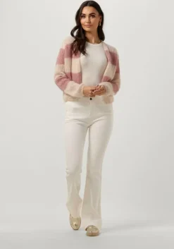 ecru by-bar flared jeans leila pant twill