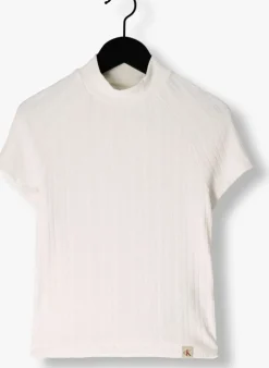 CALVIN KLEIN top warm texture rib mockneck top><noscript><img width=
