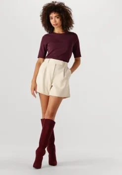 ecru co'couture korte broek volacc crop pleat shorts