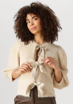 CO'COUTURE co'couture trui coralie cc bow rib cardigan>DAMES Truien & Vesten