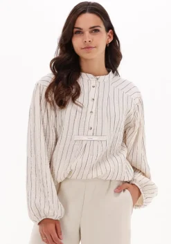 10DAYS blouses oversized shirt lurex>DAMES Blouses