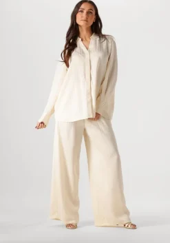 ecru ibana wijde broek paline