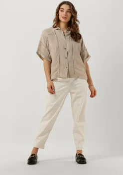 ecru knit-ted pantalon sally