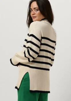 ecru minus trui leonie turtleneck knit pullover