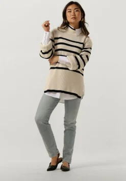 ecru minus trui leonie turtleneck knit pullover