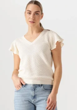 MOS MOSH top mmganna pattern v-neck knit>DAMES Tops & T-Shirts