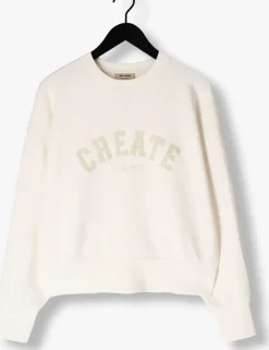 ecru mos mosh trui mmcelli o-ls sweatshirt