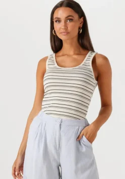 MSCH COPENHAGEN t-shirt mschgubbi rasmia sl top stp>DAMES Tops & T-Shirts