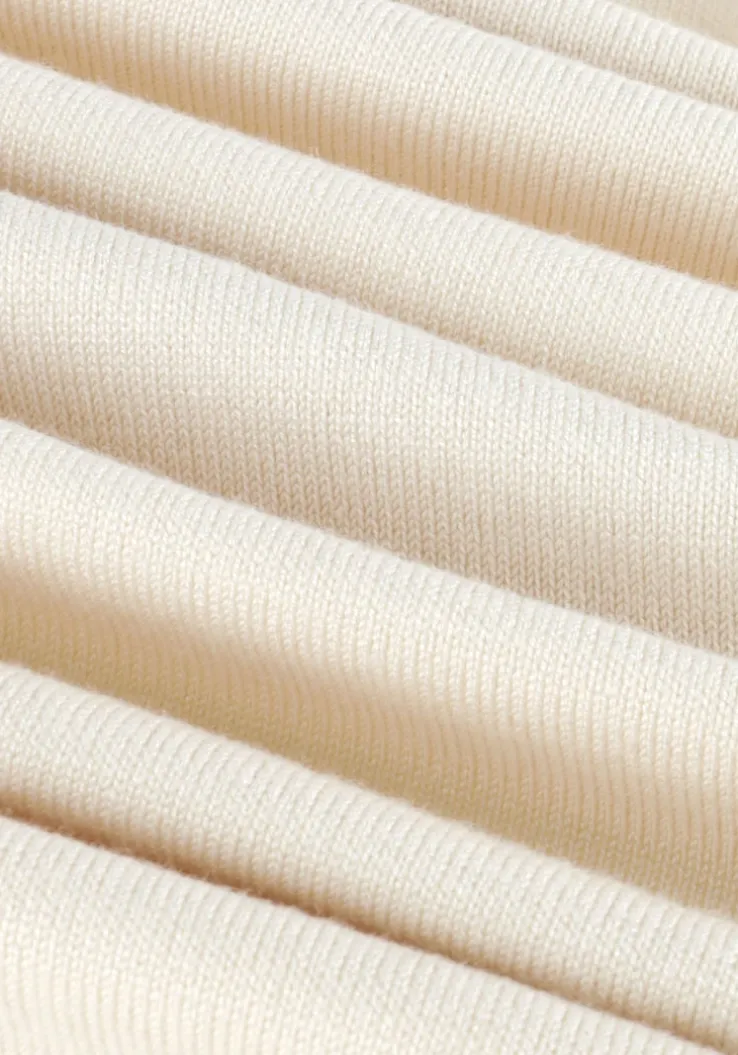 ecru notre-v coltrui basic knit blouse