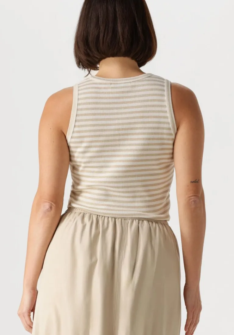 NUKUS t-shirt stefania singlet stripes>DAMES Tops & T-Shirts