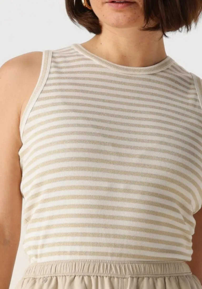 NUKUS t-shirt stefania singlet stripes>DAMES Tops & T-Shirts