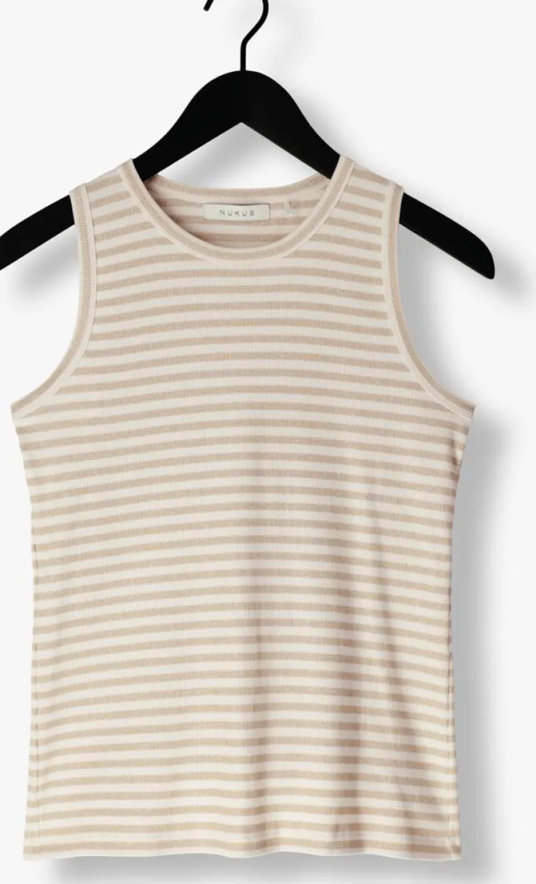 NUKUS t-shirt stefania singlet stripes>DAMES Tops & T-Shirts