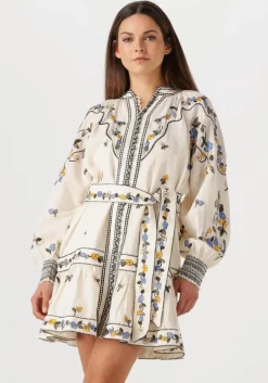 ecru scarlett poppies mini jurk fiucci short dress