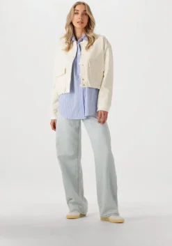 ecru second female jack liu new bomber