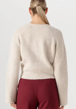 ecru second female vest gerda knit cardigan