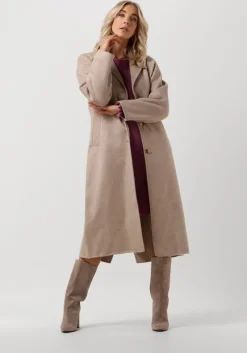 ecru selected femme mantel new tama handmade wool coat b