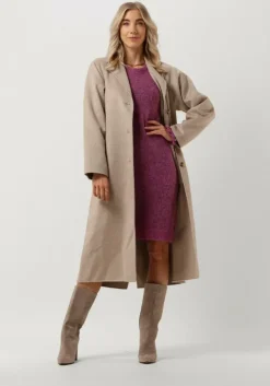 ecru selected femme mantel new tama handmade wool coat b