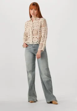 SUMMUM blouses short cardigan flower crochet knit>DAMES Blouses