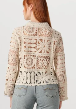 SUMMUM blouses short cardigan flower crochet knit><noscript><img width=