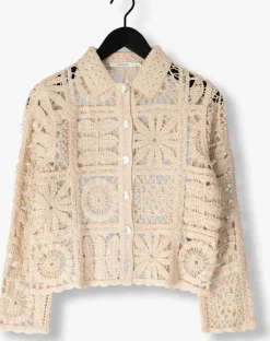 SUMMUM blouses short cardigan flower crochet knit><noscript><img width=