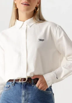 TOMMY JEANS blouses tjw rlx script oxford shirt><noscript><img width=
