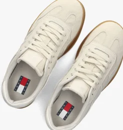 ecru tommy jeans lage sneakers the greenwich
