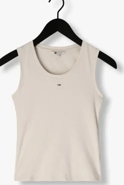TOMMY JEANS top tjw essential rib tank ext><noscript><img width=
