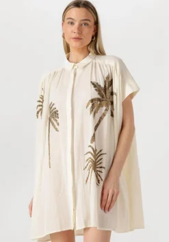 ecru wild mini jurk clovis