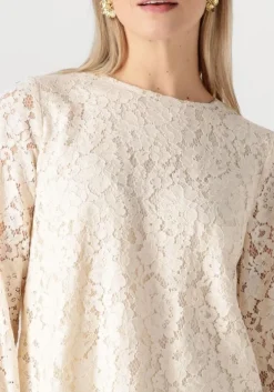 ecru y.a.s. top yasperla ls lace top s. noos