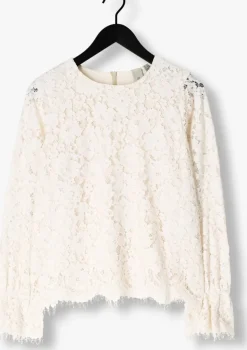 ecru y.a.s. top yasperla ls lace top s. noos