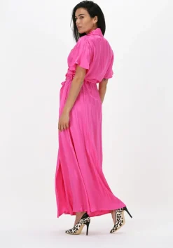 fuchsia silvian heach maxi jurk long dress ocollo