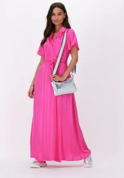 fuchsia silvian heach maxi jurk long dress ocollo