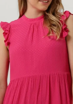 fuchsia y.a.s. midi jurk yaslola sl long dress s.