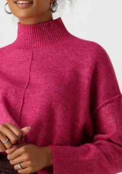 fuchsia y.a.s. trui yasbalis ls high neck knit
