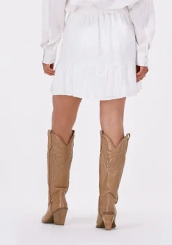 ALIX THE LABEL minirok woven bull linen lyocell skirt><noscript><img width=