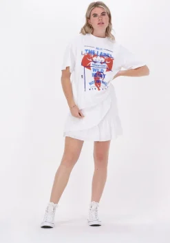 ALIX THE LABEL minirok woven bull linen lyocell skirt><noscript><img width=